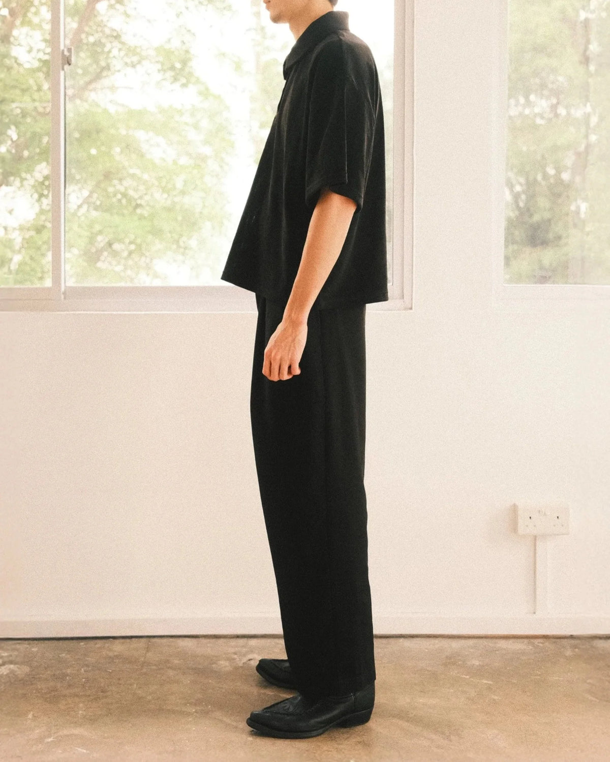 GOTH, pleated pants