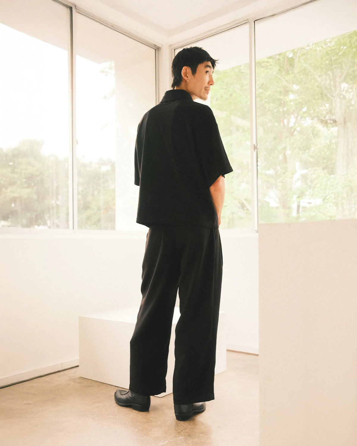 GOTH, pleated pants