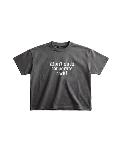 CORPO, heavyweight t-shirt, front flat