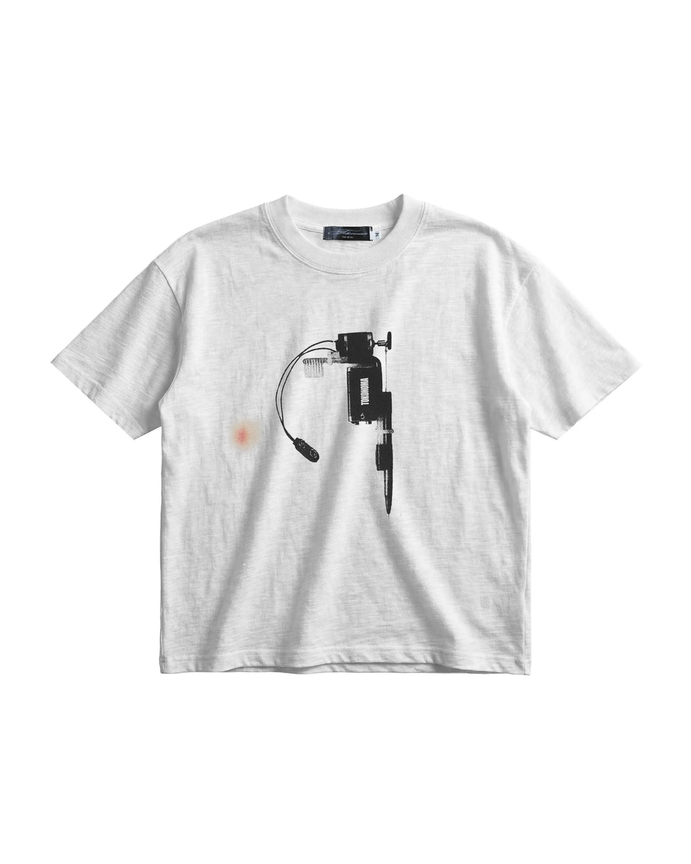 FRANKENSTAIN, stained slub t-shirt