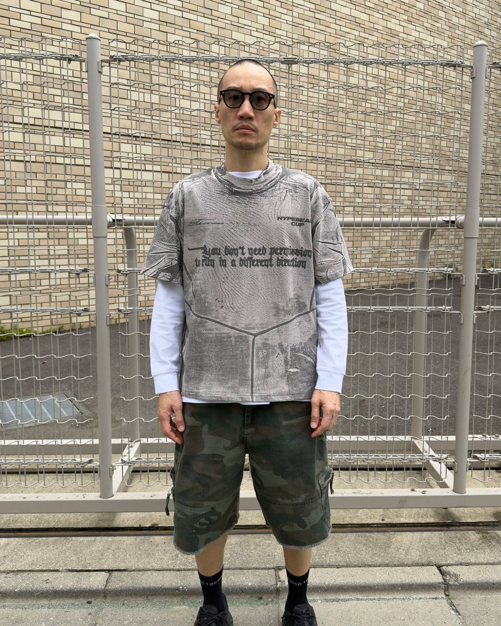 JERSEY, trompe l'oeil t-shirt