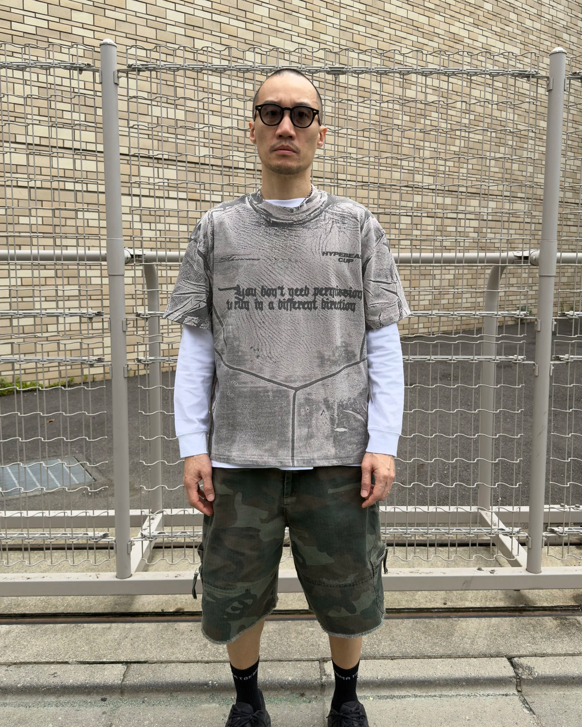 JERSEY, trompe l'oeil t-shirt