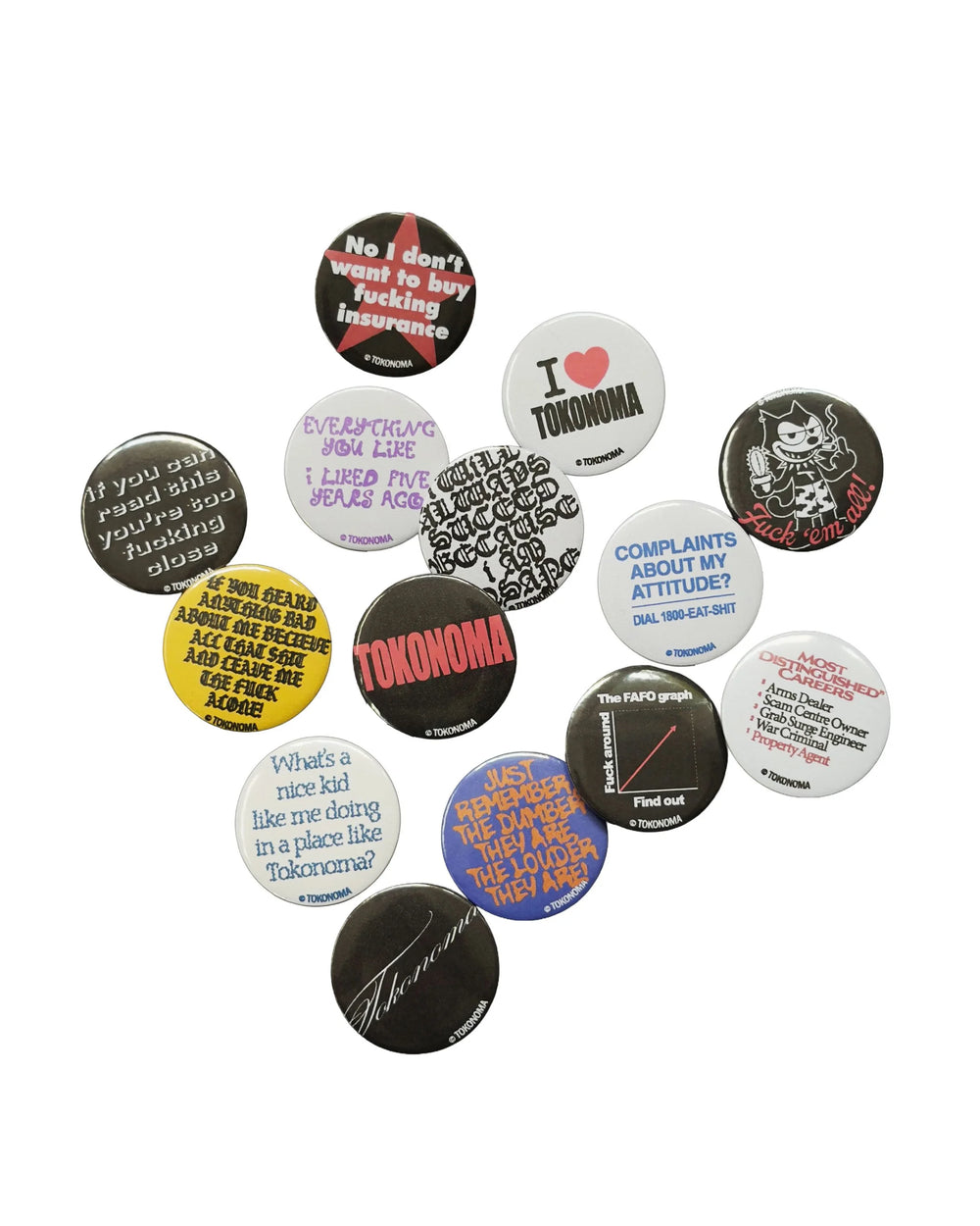 PIN-UP, button badges