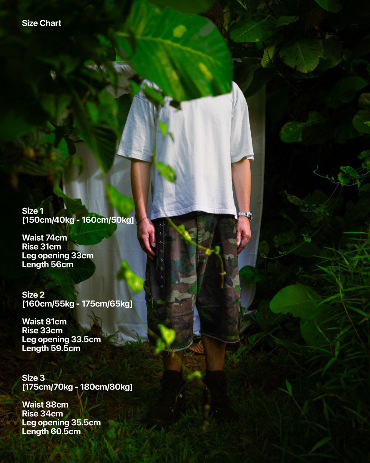 CAMO, cargo shorts (v1)