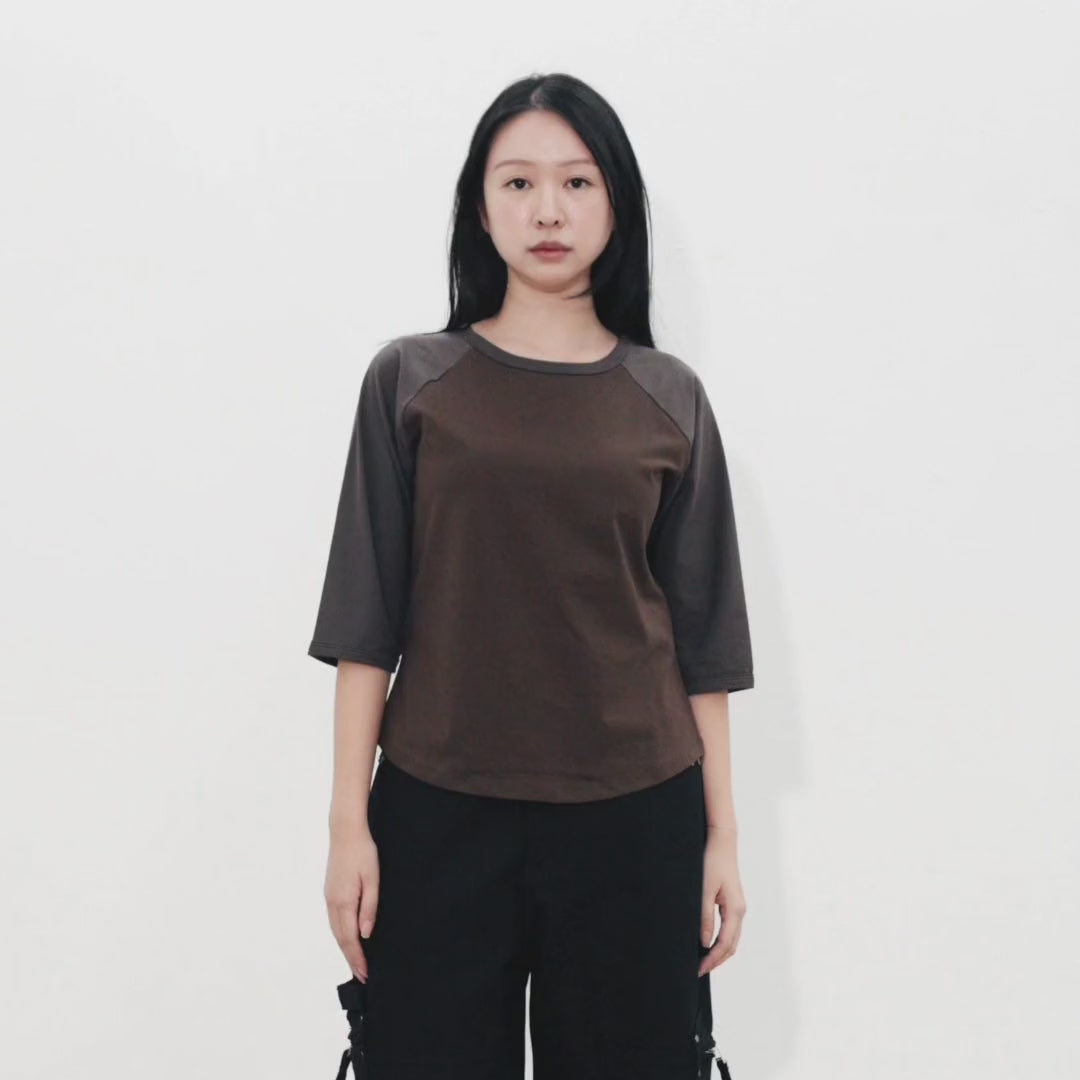 BARROWS, lightweight raglan t-shirt, video